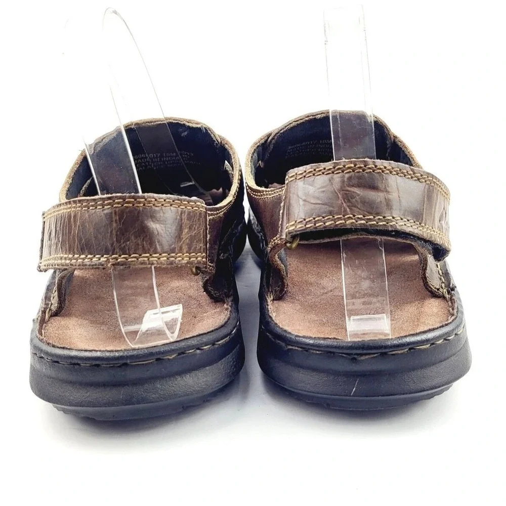 CLARKS Men's Tumbled Leather Sandals‎ - Size 10